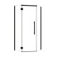 1000*1000*2000mm Black Frameless Diamond Shower Door & Return Panel 1000*1000*2000mm Black Frameless Diamond Shower Door & Return Panel